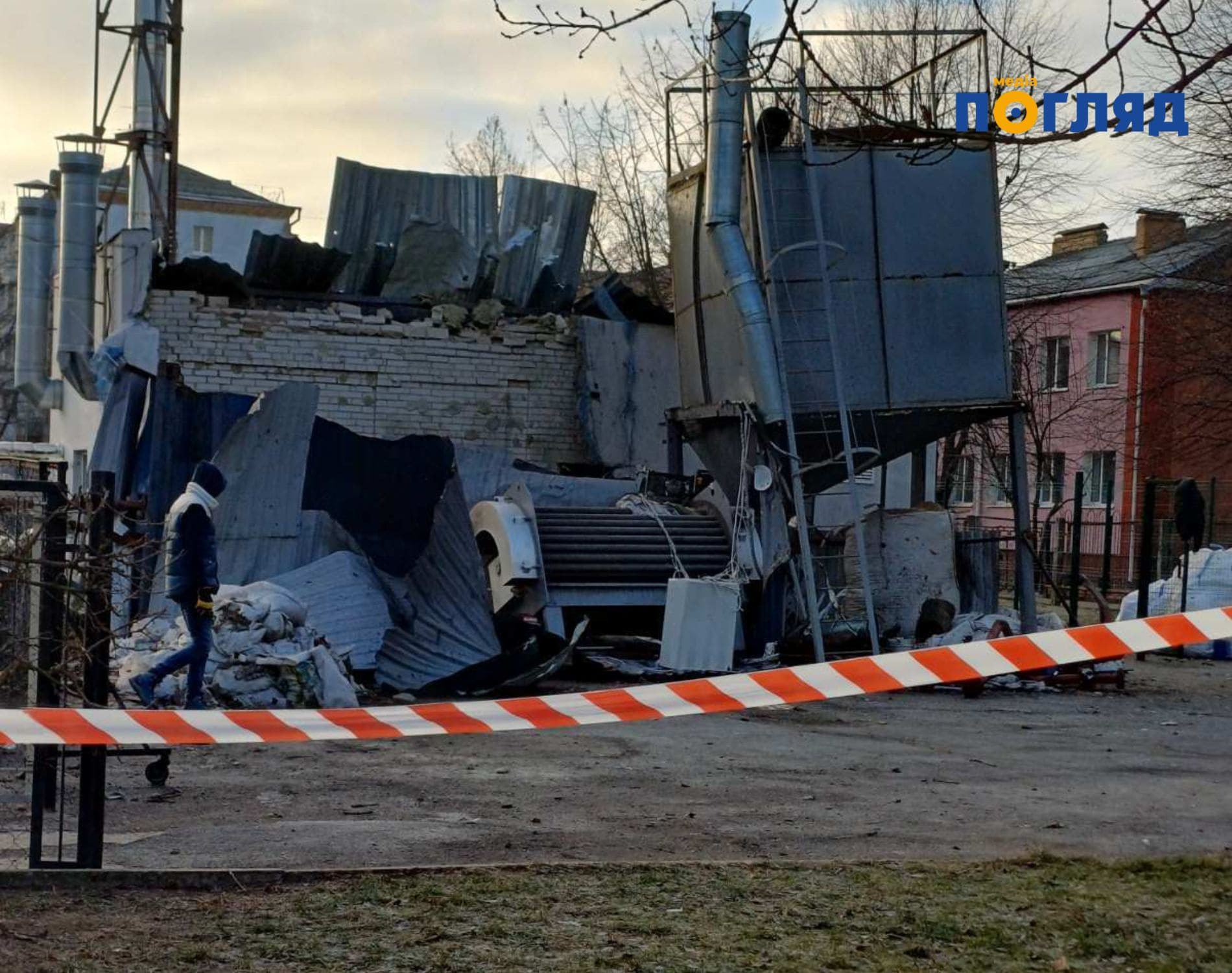 Через вибух котельні Боярський академічний ліцей 